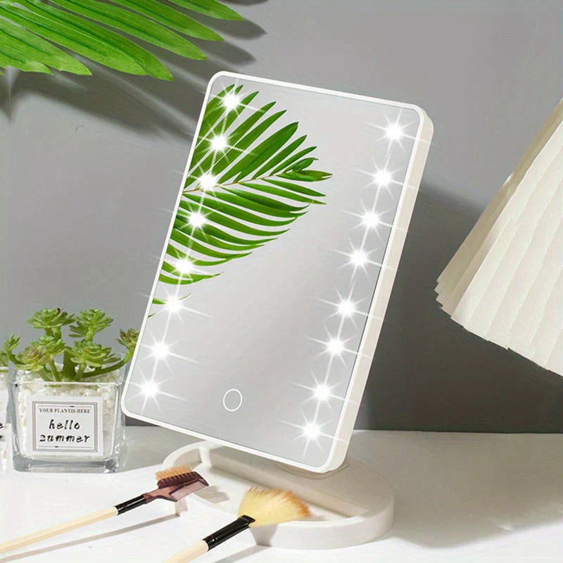 LumiTouch LED Makeup Mirror with Touch Control - Perfect Lighting for Flawless Makeup