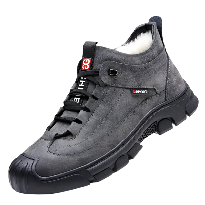 Robin - Men's Shoes with Laces and Side Zipper
