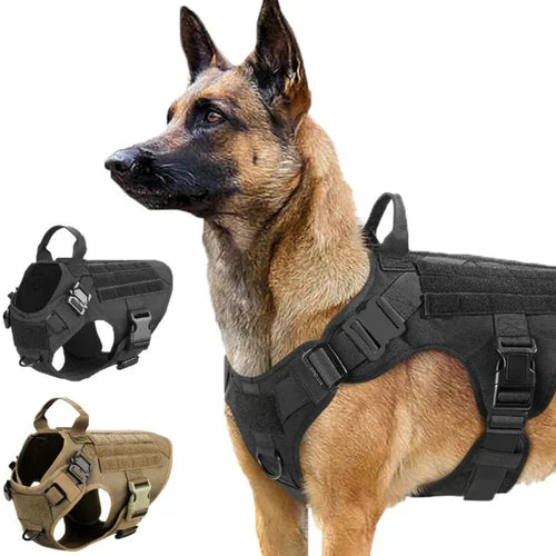 PawsSecur Tactical Dog Vest – No-Pull Harness with Adjustable Support Panels