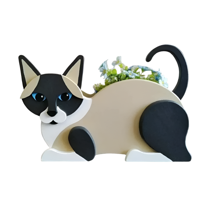 PurrPot Decorative Cat-Shaped Flower Pots