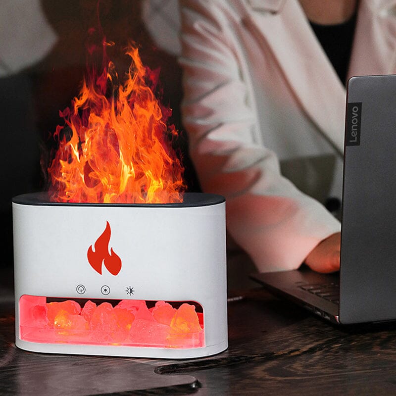 Aroma flame humidifier