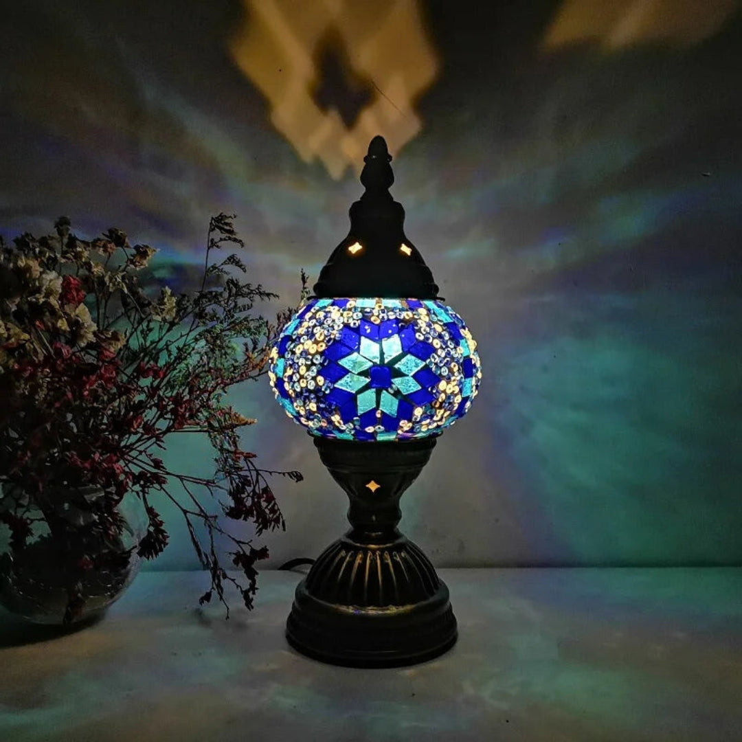 Mosaic Colorful Patterns Table Lamp