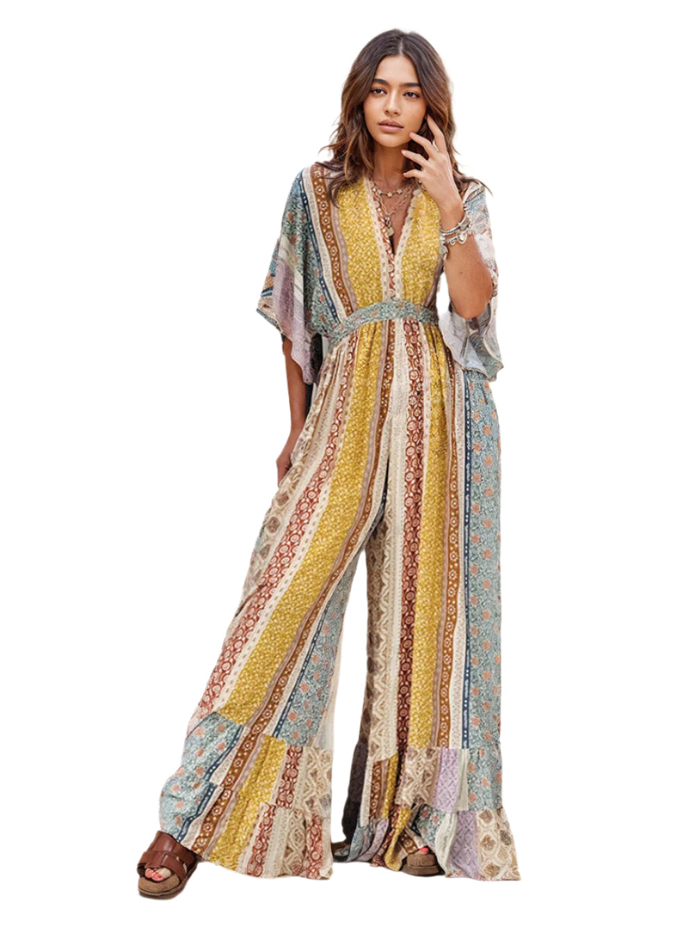 Alina Boho Jumpsuit – Comfortable Women's Jumpsuit in Bohemian Style