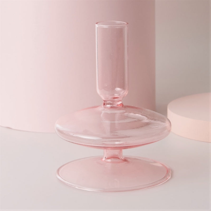 GlassAura - Elegant handmade glass candlesticks and vases