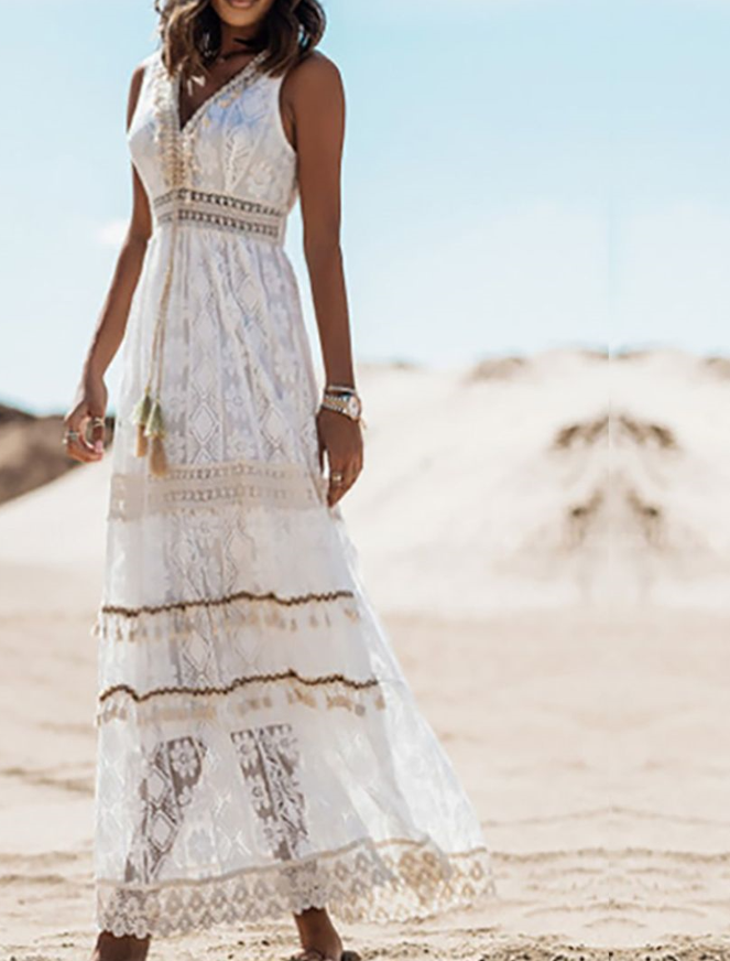 Mira | Boho Maxi Dress