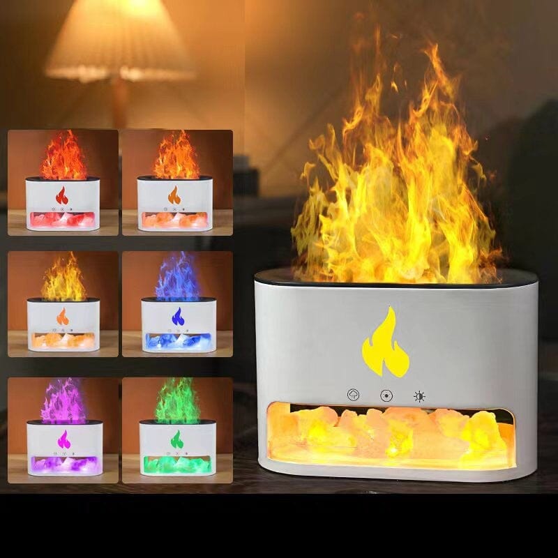 Aroma flame humidifier