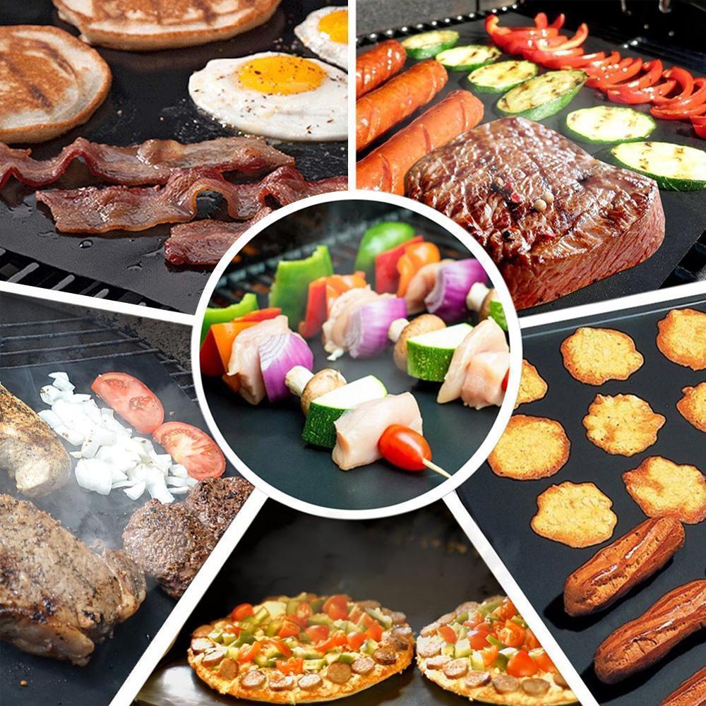 Grill mats for grilling and baking