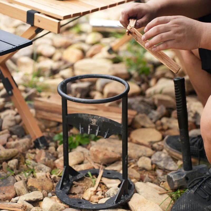 LogMate | 2-in-1 Portable Wood Carrier and Log Splitter