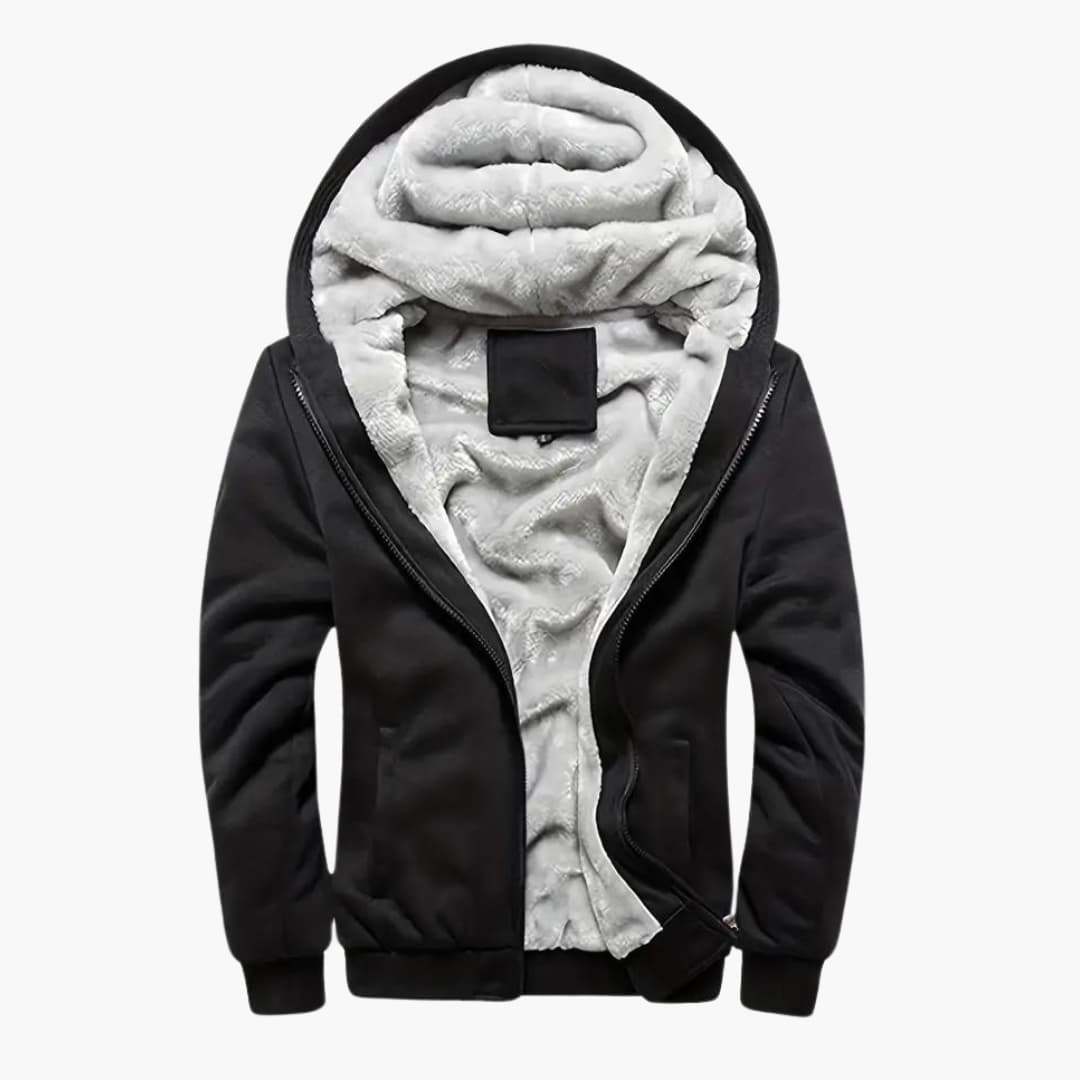 Francis Fleece Hooded Jacket with Zipper