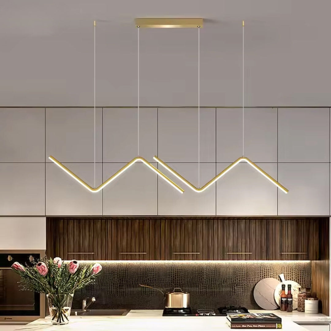 Glowlamp - Zigzag Linear LED Pendant