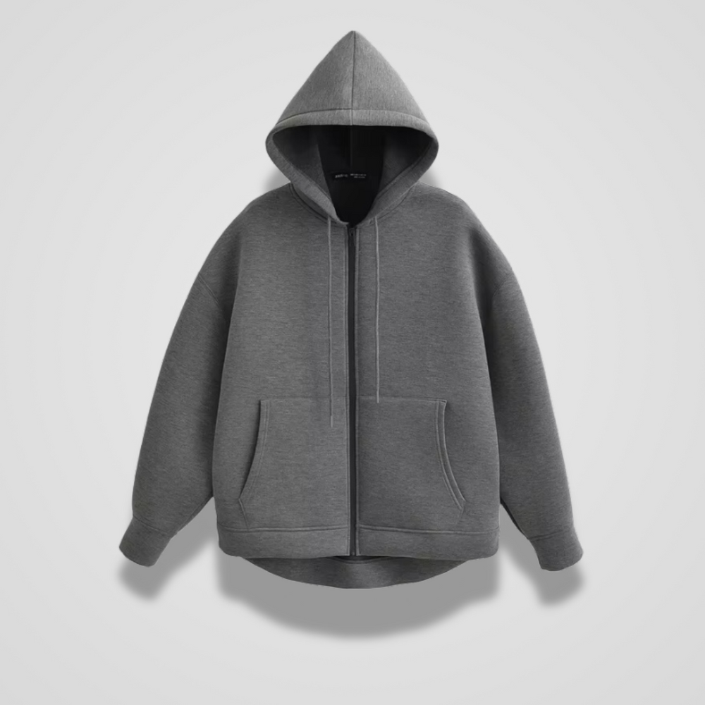 Isabella - Oversized hoodie with zipper pockets and long sleeves