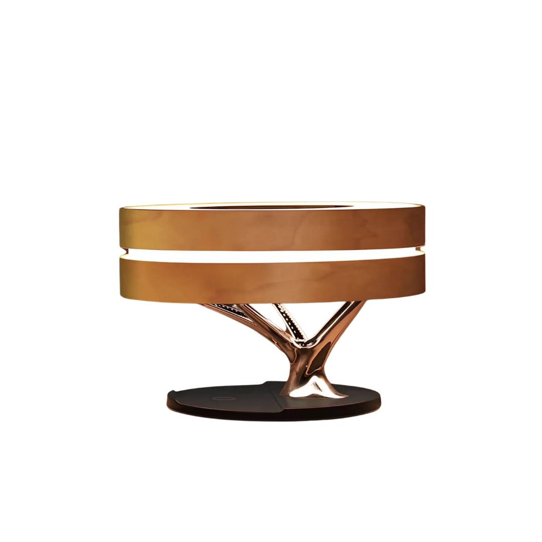 LumiNest LED Table Lamp – Warm Light and Minimalist Natural Design