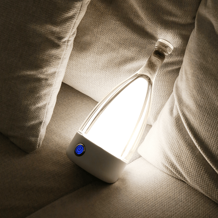 LuminaBottle - Touch Control Bottle-shaped Tablelamp with USB charger