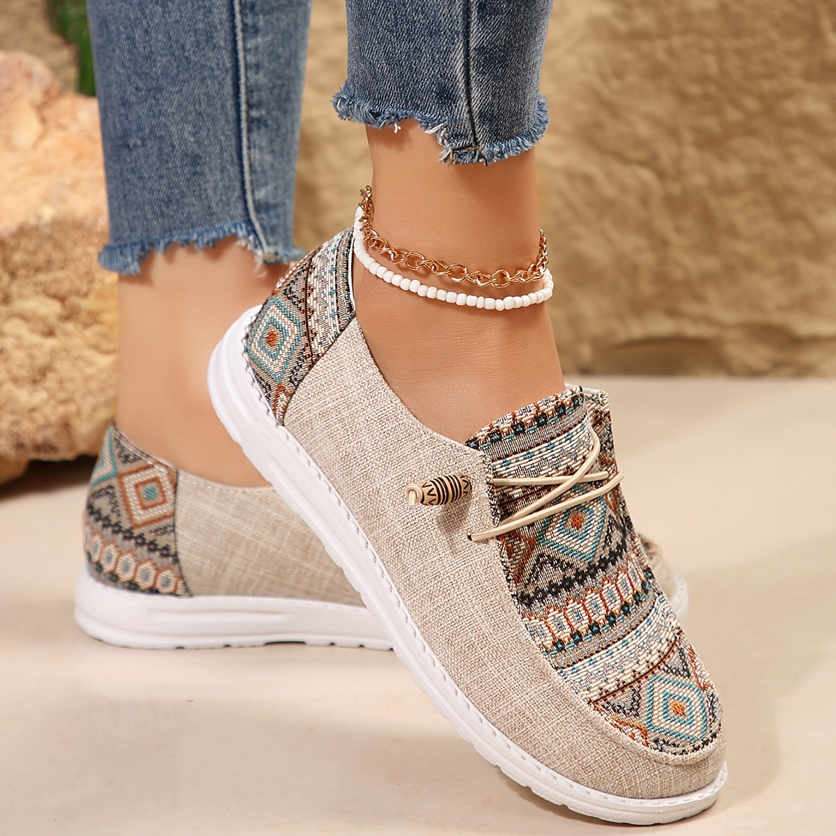 Emily ethnic canvas style Women’s shoes