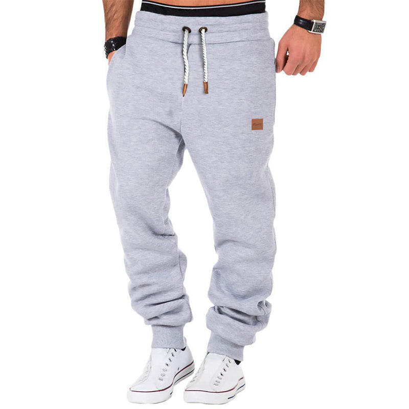 Jens Comfort | Men's Plain Sweatpants with Drawstring and Elastic Waist