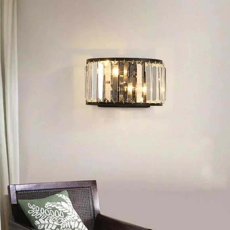 Crystal glass shade for stylish lighting