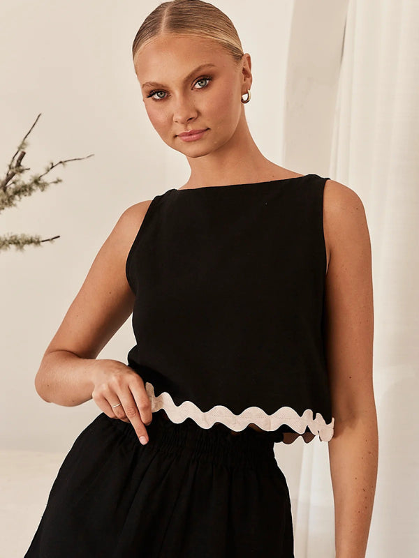 Karen - Sleeveless Top and Short Set
