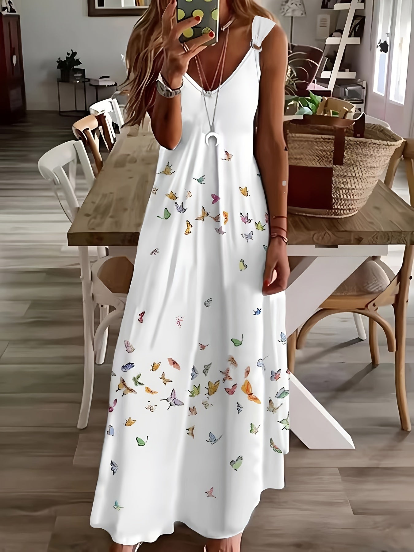 Butterfly Inspired Design Women's Dress