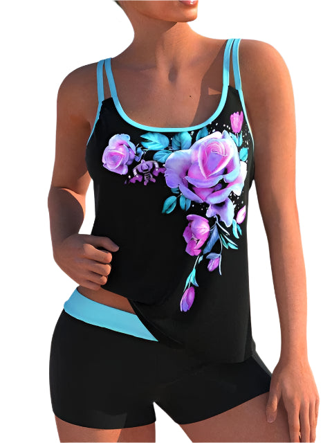 FloraBloom Women's Tankini Set