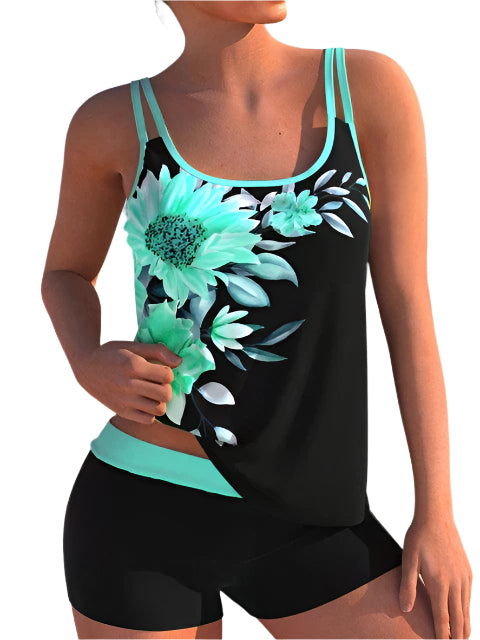 FloraBloom Women's Tankini Set