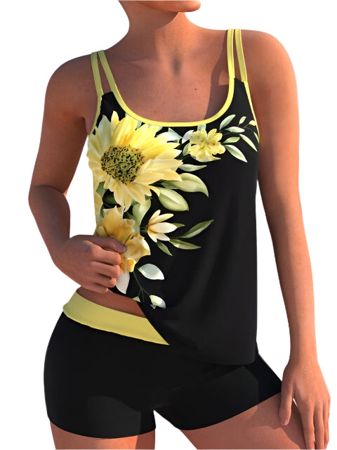 FloraBloom Women's Tankini Set