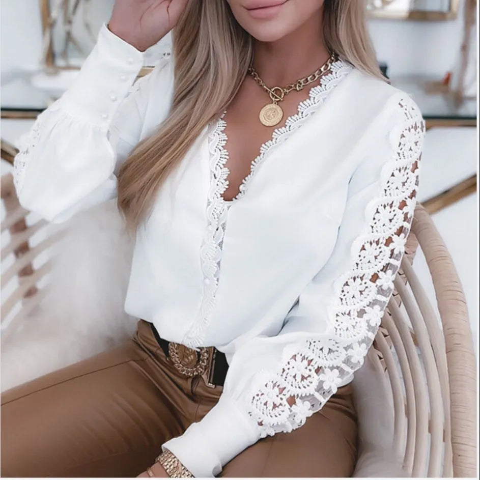 Olivia - White Blouse