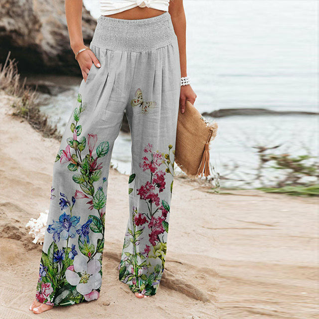 Carol | Stylish Flower Pants