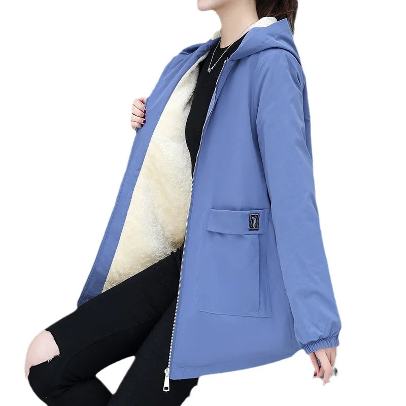 Vera Cozy Wool padded coat with hood