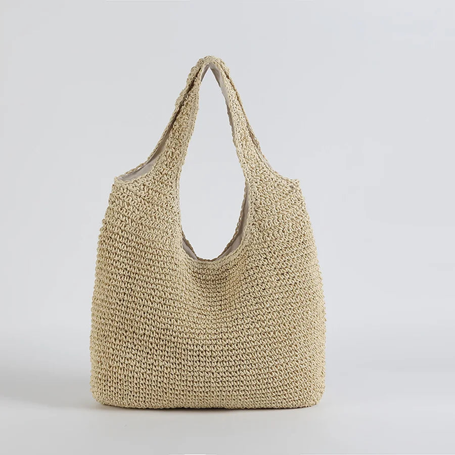 Sienna Elegant Straw Beach Bag