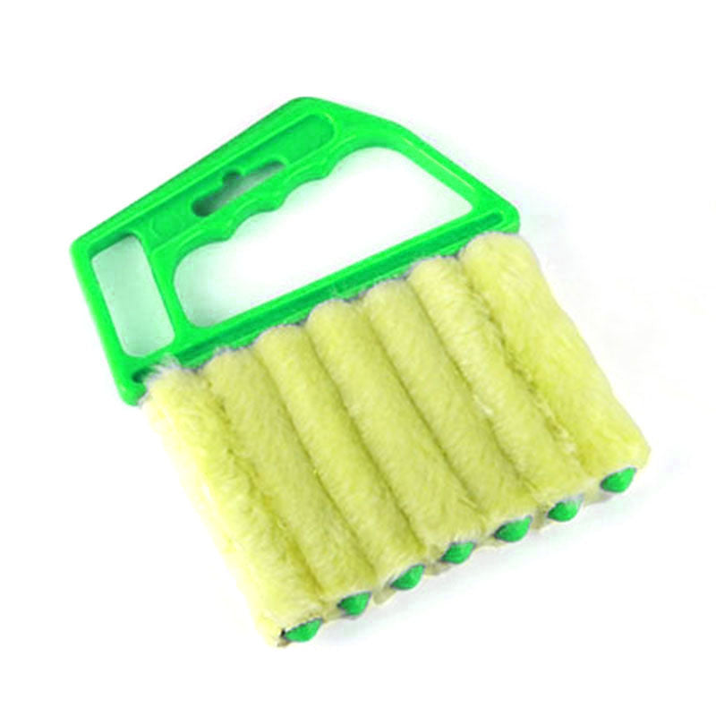 Cleaning brush for tight spaces with reusable microfiber covers