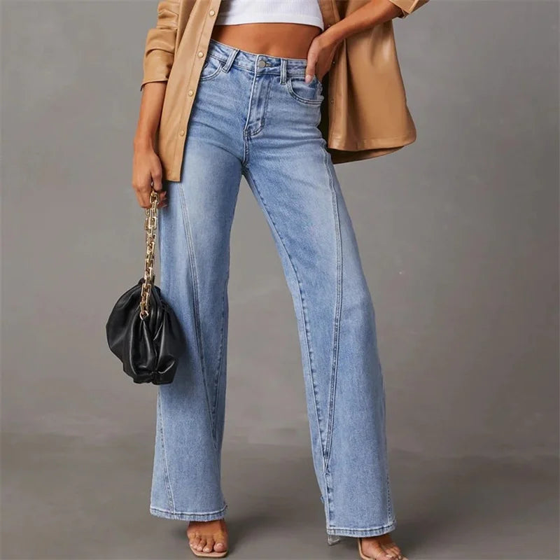 Via Women's Baggy Denim Jeans