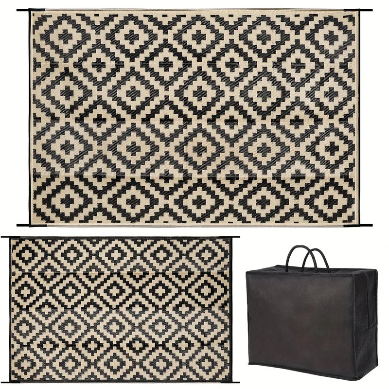 Stylish Boho Outdoor Rug