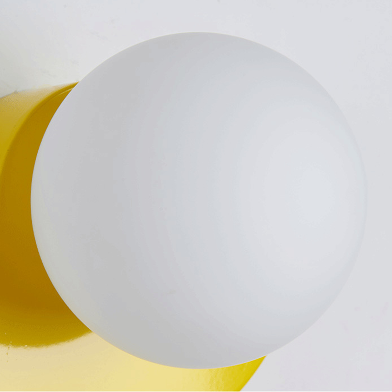 Modern Minimalist Glass Spherical Wall Light