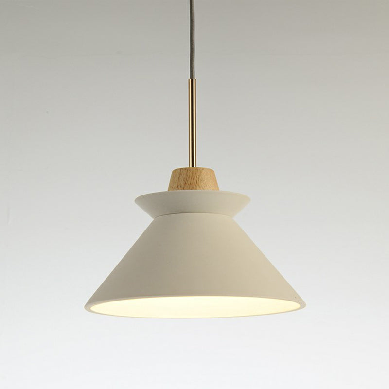 ArchiGlow - Modern pendant with wood-cement design