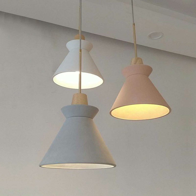 ArchiGlow - Modern pendant with wood-cement design