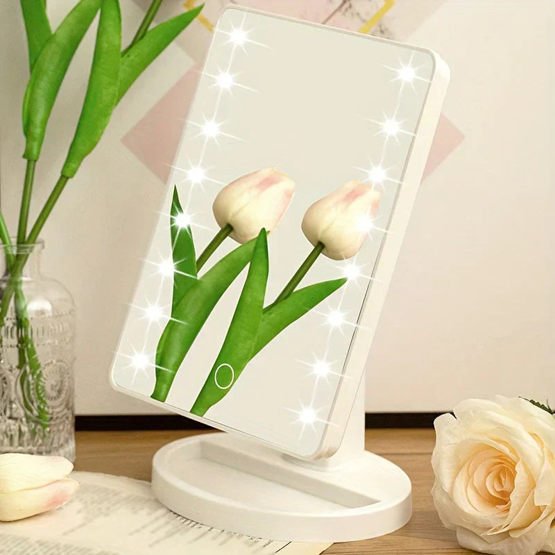 LumiTouch LED Makeup Mirror with Touch Control - Perfect Lighting for Flawless Makeup