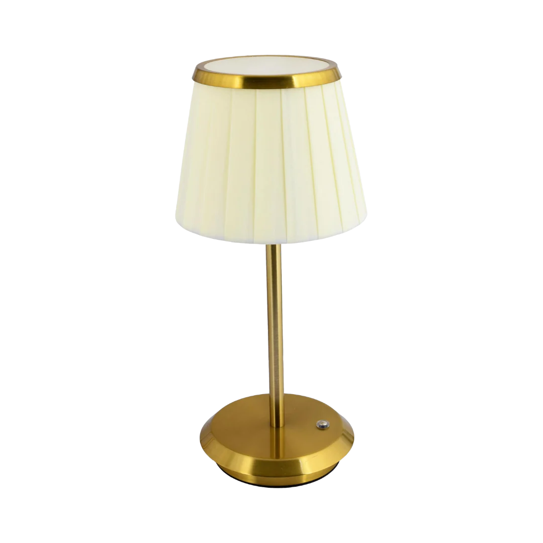 GleamTone - Elegant Pleated Table Lamp