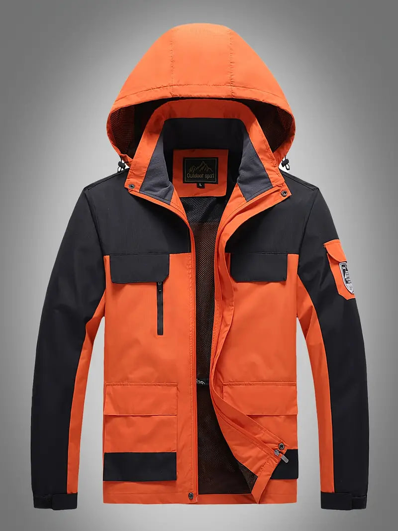 Allen Stylish Waterproof Hooded Jacket