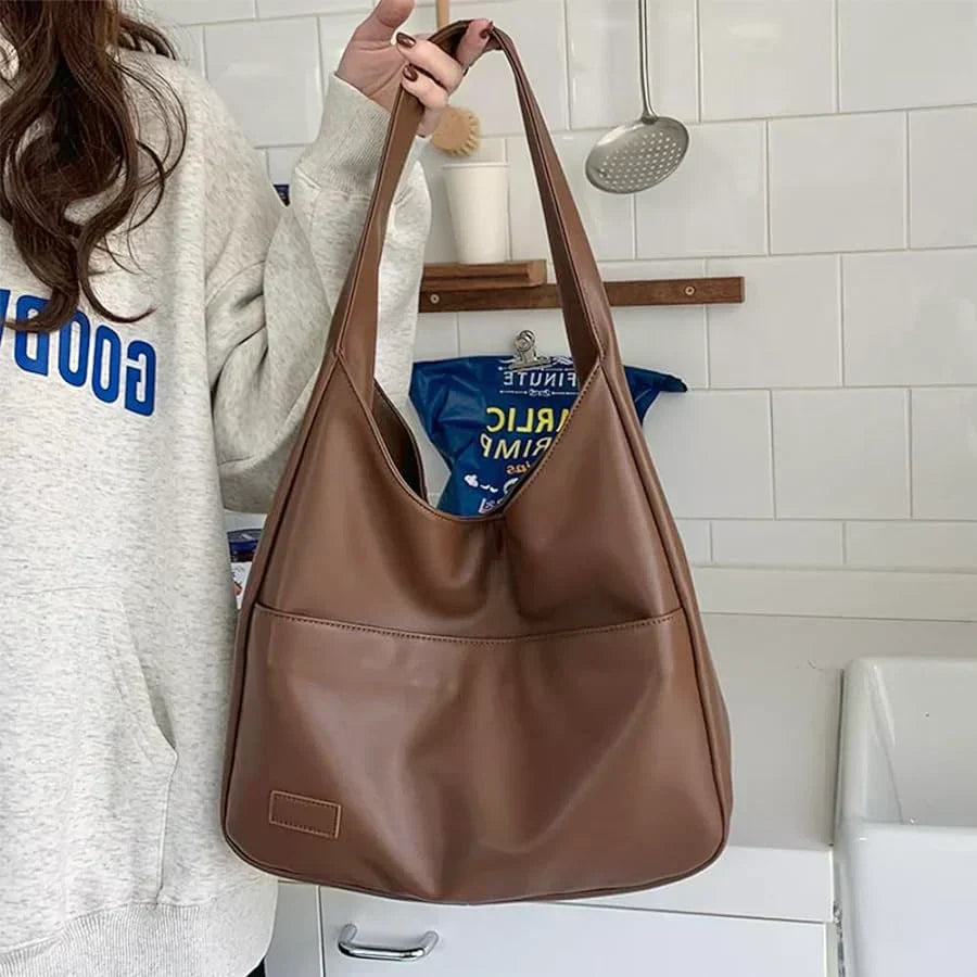 Ida - Timeless Leather Hobo Bag for Effortless Elegance