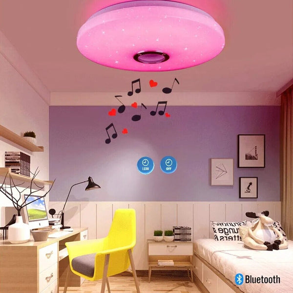 Modern pendant lamp with built-in speaker