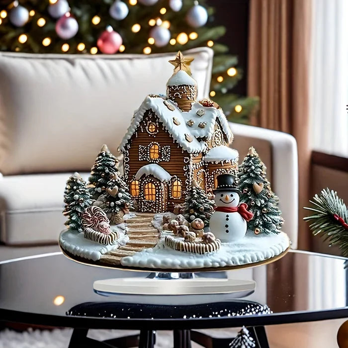 Winter Gingerbread Christmas Village