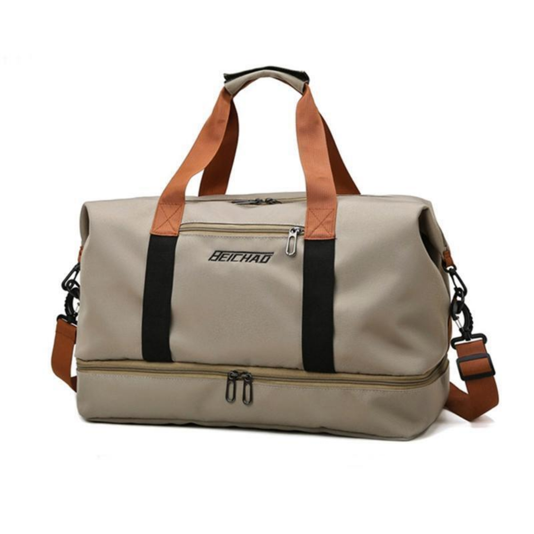 TravelMate Large Travel Bag with Multiple Compartments and Durable Zipper