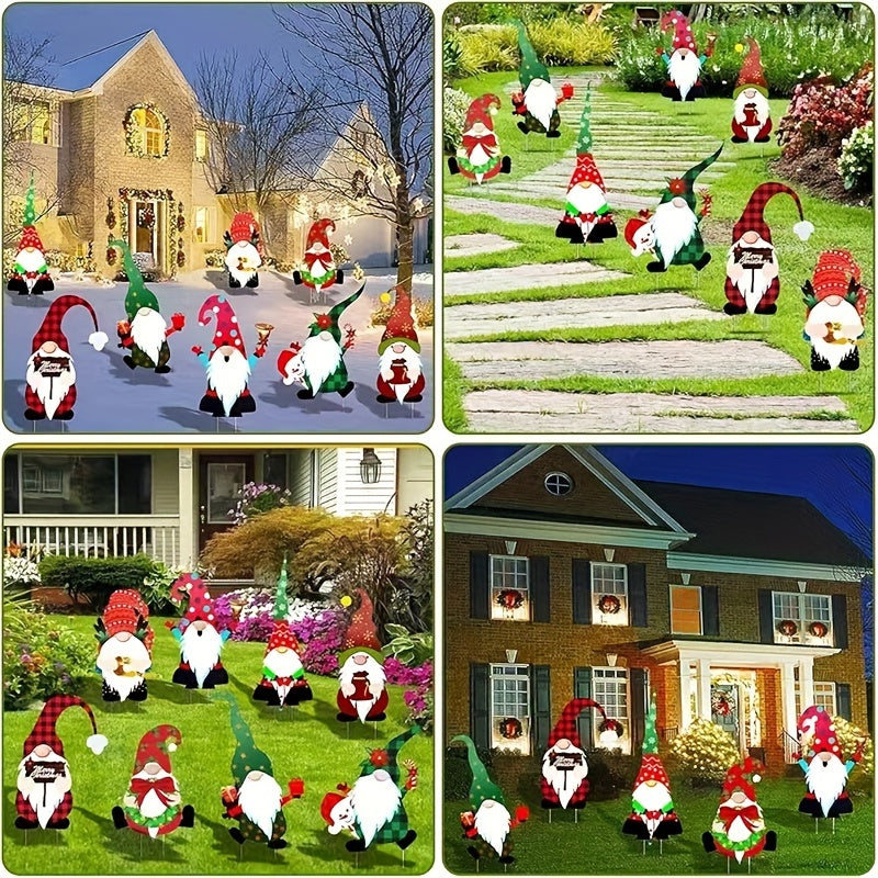 Jolly | 8 Sets Christmas Holiday Dwarf Decorations