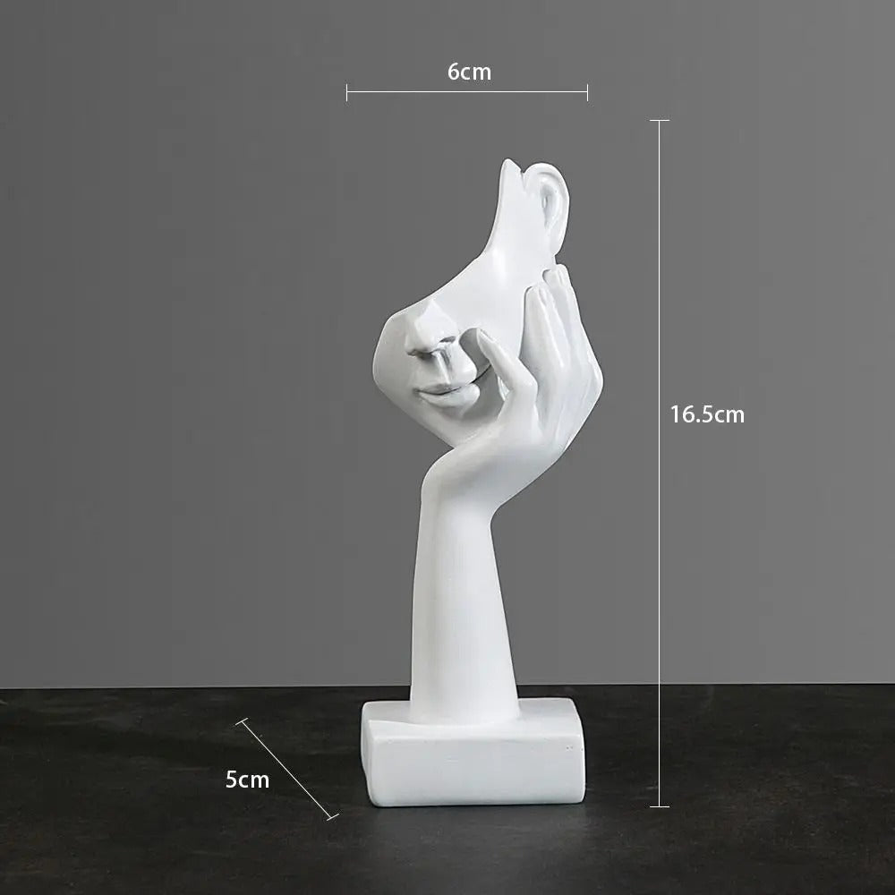 NordicMuse Abstract Face Sculpture