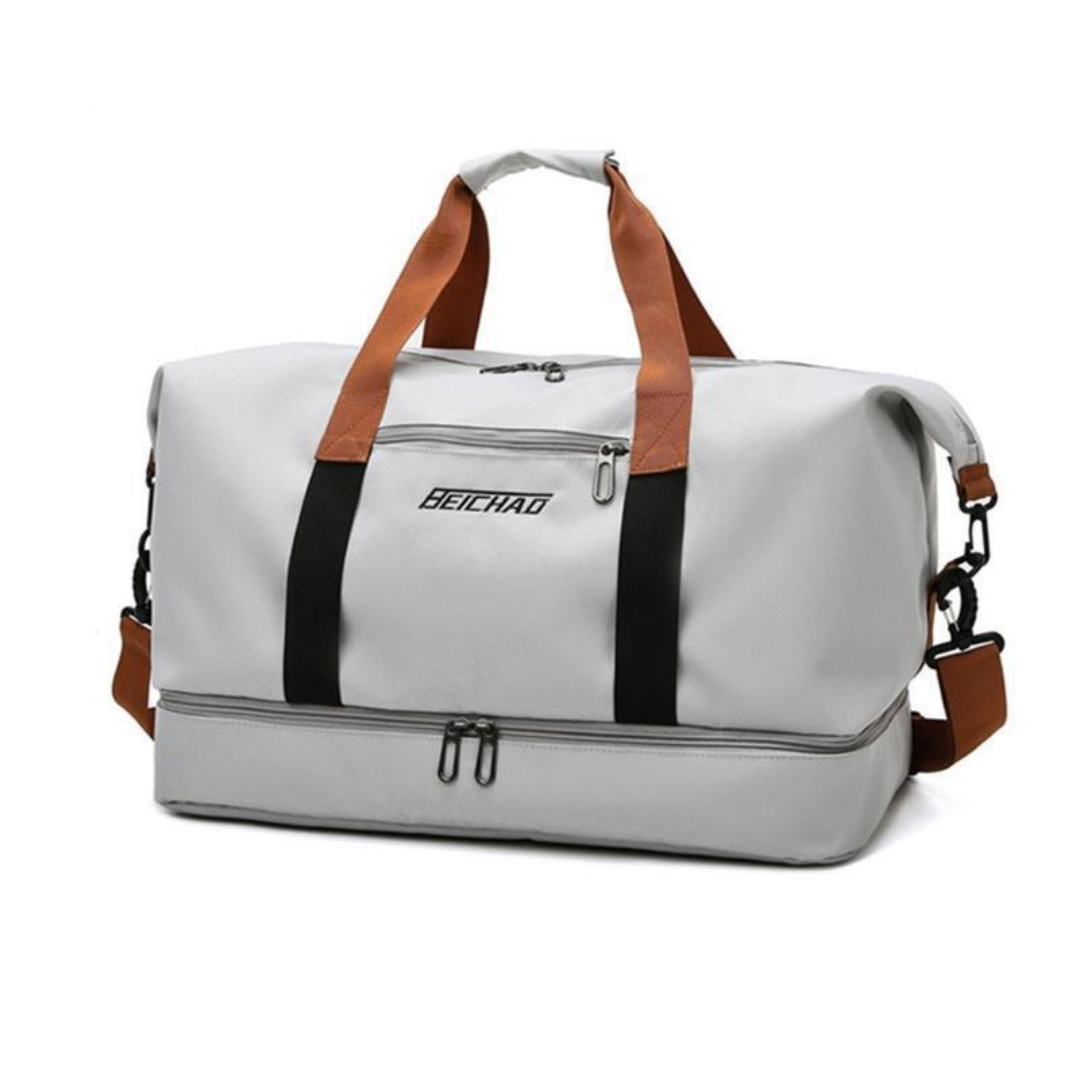 TravelMate Large Travel Bag with Multiple Compartments and Durable Zipper