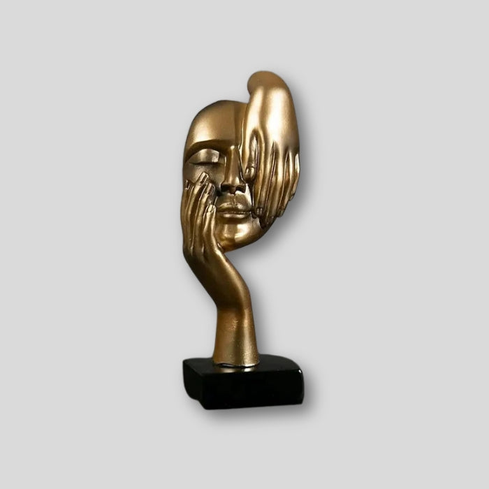 NordicMuse Abstract Face Sculpture