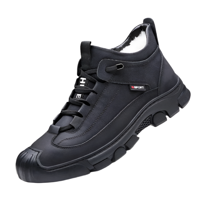 Robin - Men's Shoes with Laces and Side Zipper