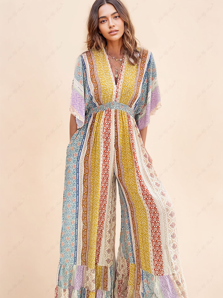 Alina Boho Jumpsuit – Comfortable Women's Jumpsuit in Bohemian Style