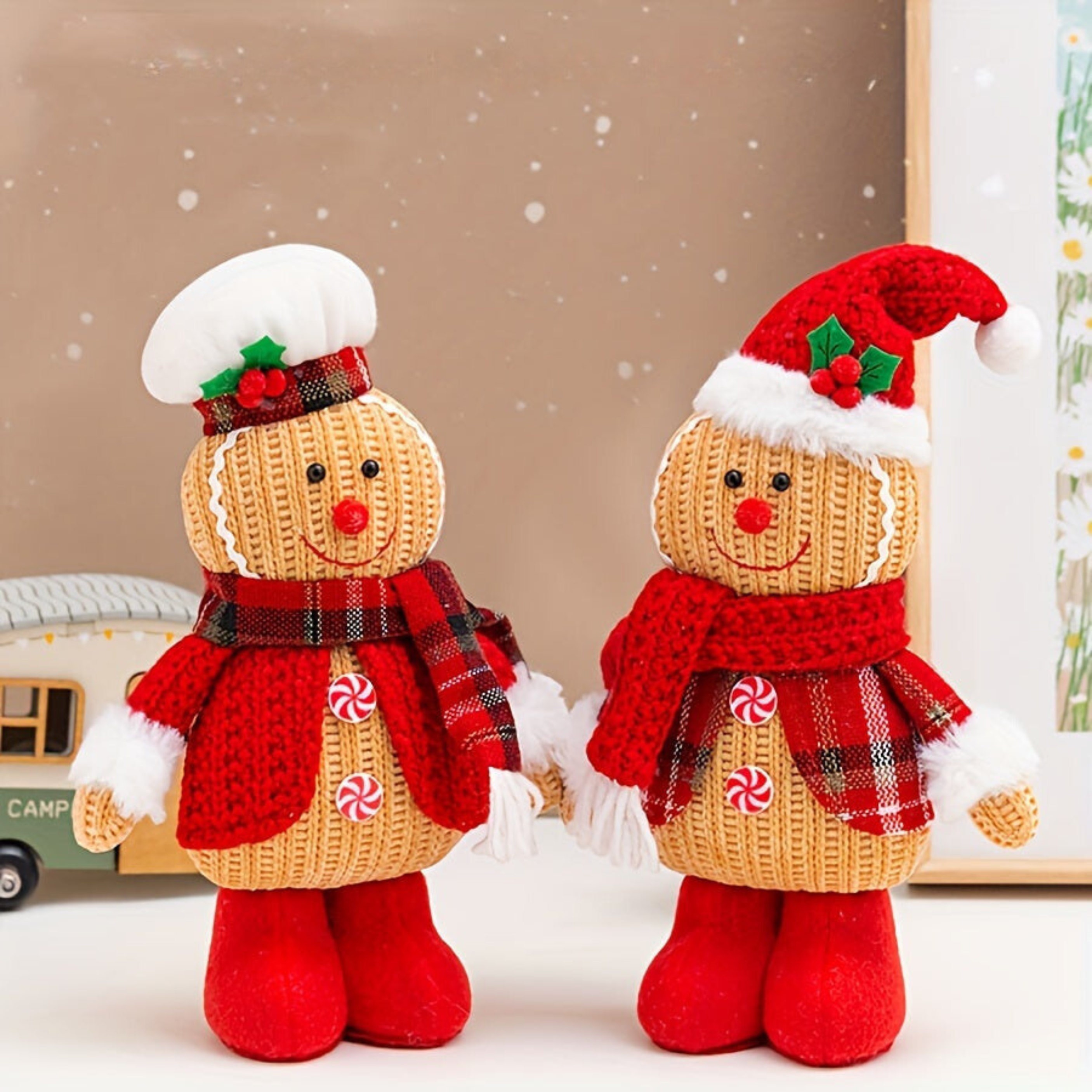 FestiveFun - Decorative Handmade Knitted Christmas Figures