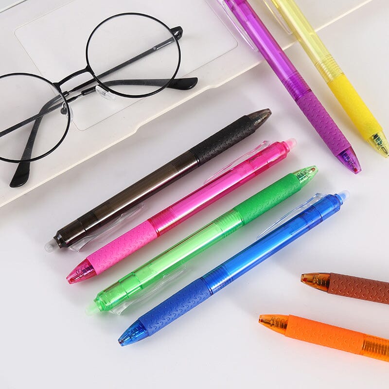 Multicolored, erasable gel pens (12 pcs.)